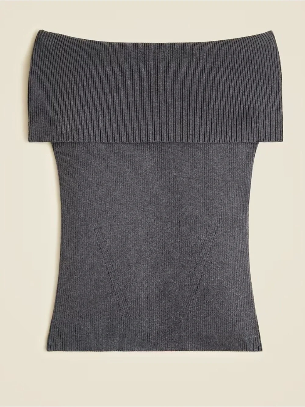 J. Crew Off-Shoulder Ribbed Knit Sweater Top